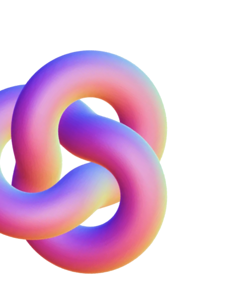 Twisted rings decoration